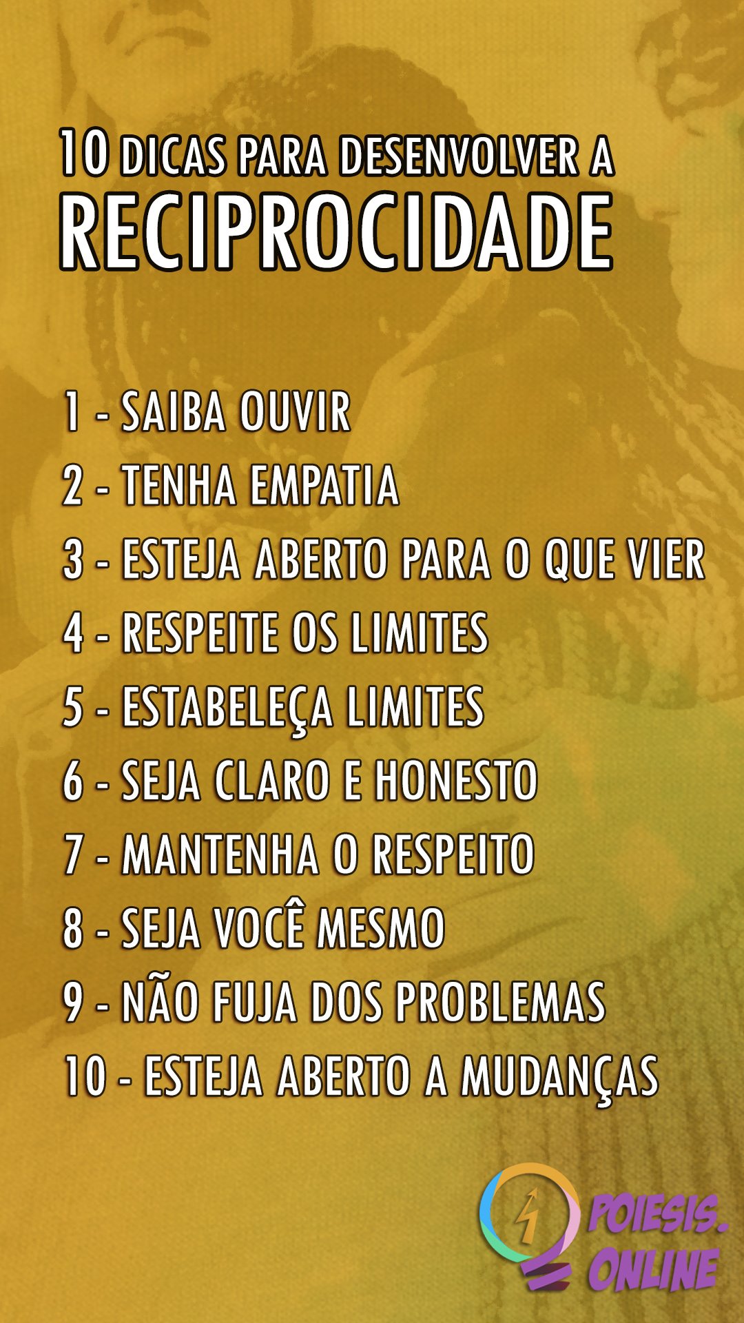 10 DICAS PARA DESENVOLVER A RECIPROCIDADE - Rodrigo Poiesis